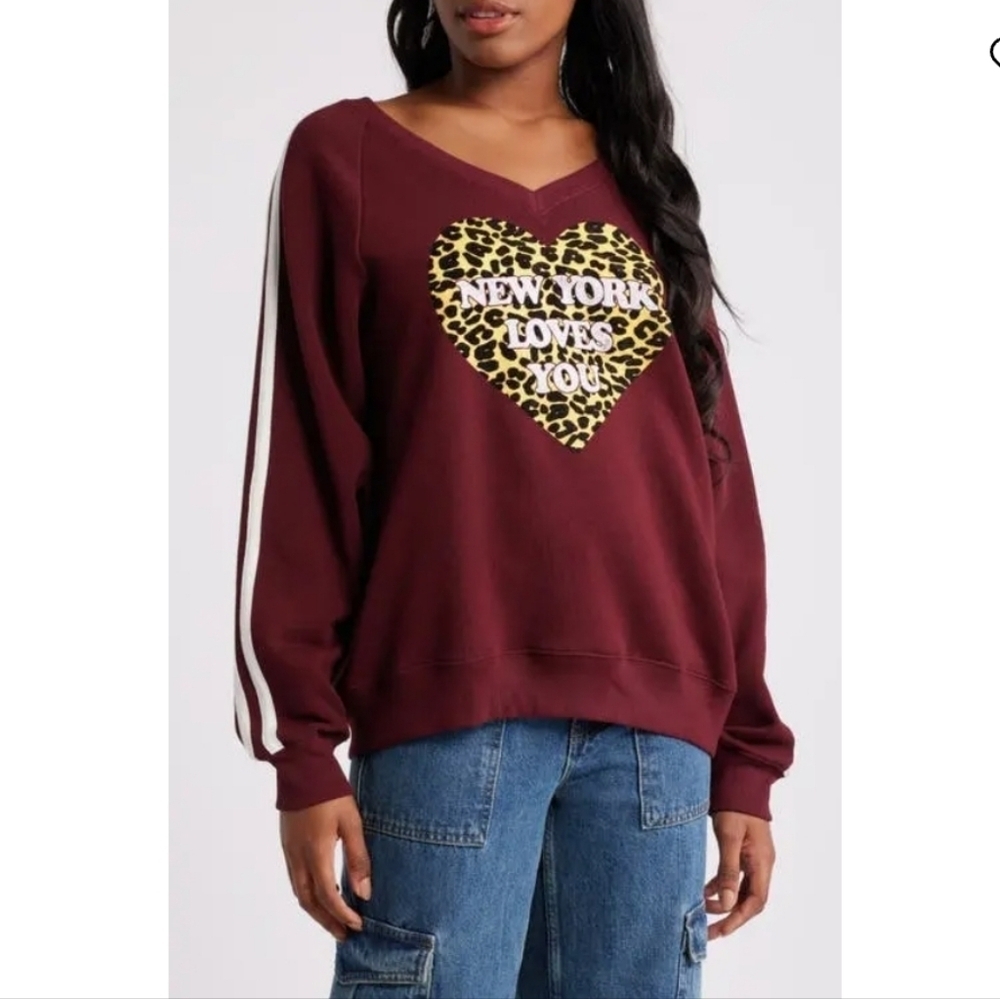 Daydreamer New York Loves You Graphic Sweatshirt